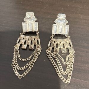 Elegant Silver Dangle Earrings